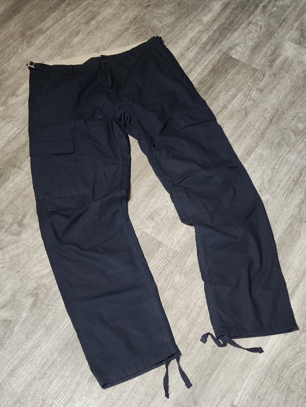 Carhartt WIP Navy Cargo Pants with Utility Pockets